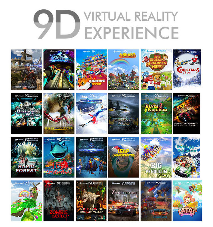 Funin VR 3DMガラスの高い利益5Dの動的映画館7dの相互映画館