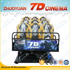 電気システムが付いているテーマ パークの射撃のゲーム7Dの映画館のシミュレーター6の座席
