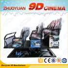 照明/雨シミュレーションを用いる移動可能ですばらしい7D映画館のシミュレーター6の座席
