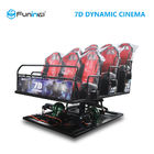 5D 7Dの映画館9D VRのシミュレーターFunin 6-12は3DMガラスのアルミ合金の金属スクリーンをつけます