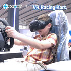 220V/Karting車を競争させる子供9D VRのシミュレーターVRは360度からかいます