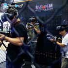 VRの遊園地装置の複数競技者用撃つゾンビ4-5プレーヤーVRは9Dバーチャル リアリティ機械を置いた