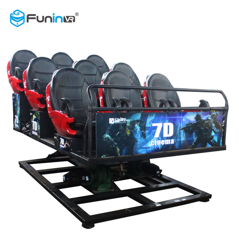 複数競技者用CSによっては射撃のゲーム7Dの映画館のシミュレーターのライダーの金属スクリーン6/9つの座席が戦います