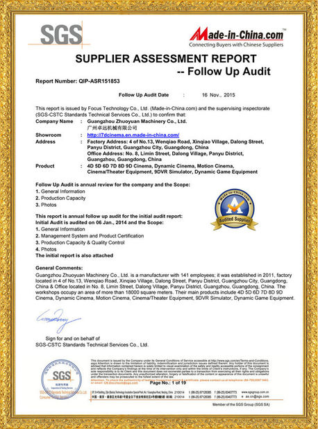 中国 Zhuoyuan Co.,Ltd 認証