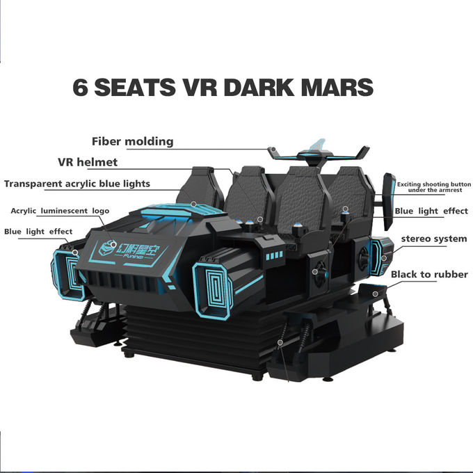 3.8KW 9Dの子供のためのバーチャル リアリティの映画館VRの相互射撃のゲーム