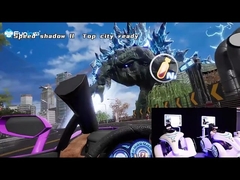 Kartingのバーチャル リアリティのシミュレーター400kg Vrのアーケード機械を競争させるガラス繊維220V 9D VR