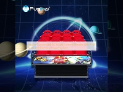 スクウェアカスタマイズされた5D映画映画劇場 9-48席と電源システム