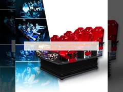 ショッピングモール 5D 映画劇場 9-48人用 パーソナライズされたスクエアデザイン 3 月間更新 1 映画