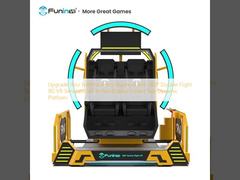 360° ダブルフライト 9D VR シミュレーター 40 インチディスプレイ スクリーンサイズ ダイナミック プラットフォーム