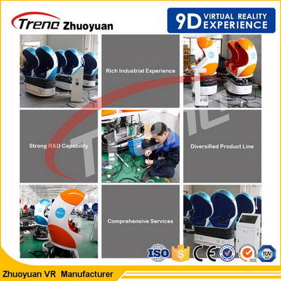 360°の回転プラットホームが付いているショッピング センターのビデオ ゲーム9Dの映画館のシミュレーターの小選挙