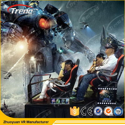 6 DOFの振動動きの座席を突く背部が付いている動的5D動きの映画館