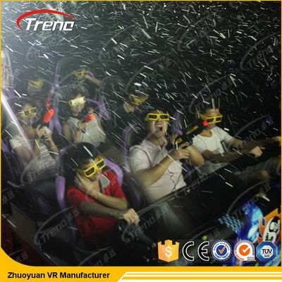 6 DOFの振動動きの座席を突く背部が付いている動的5D動きの映画館