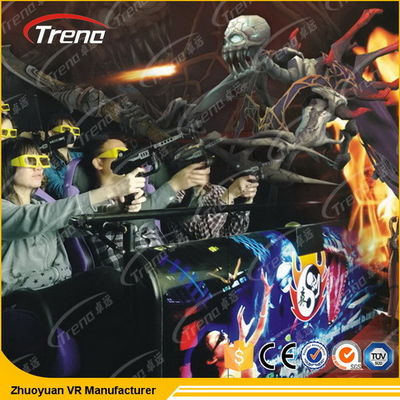 屋外の電子5D動きの乗車、バーチャル リアリティのコントローラーが付いている5D映画館