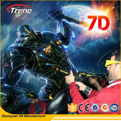 6座席特殊効果システム220V 5.50KWが付いている電気7D映画館