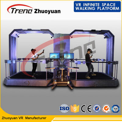 黒い射撃のゲーム9Dの行為の映画館VR HTCのヘッドホーンとの360度の眺め