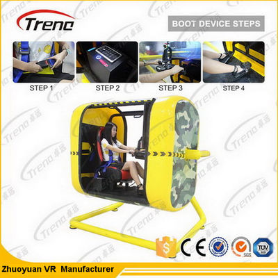 テーマ パークのゲーム飛行ジョイスティックが付いている360度の飛行シミュレータ