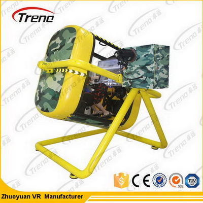 座席に360度3d VRガラスが付いているビデオ ゲームVRの飛行シミュレータに合図して下さい