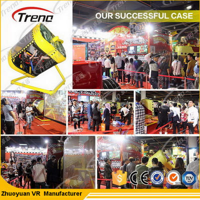 座席に360度3d VRガラスが付いているビデオ ゲームVRの飛行シミュレータに合図して下さい