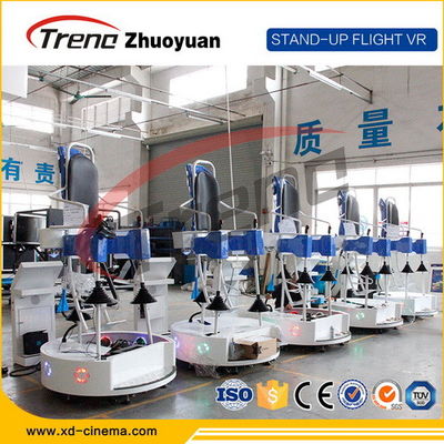 360°の回転プラットホームが付いている遊園地のビデオ ゲームのバーチャル リアリティの賭博装置