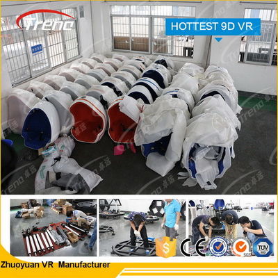 VRのゲーム220Vが付いているショッピング モール3の座席9D仮想世界のシミュレーター