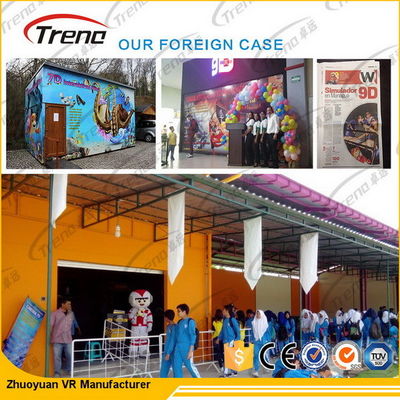 テーマ パークのためのシミュレーターを運転する特殊効果5Dの映画館のバーチャル リアリティ