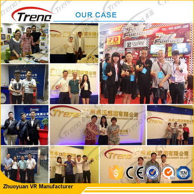 テーマ パークのためのシミュレーターを運転する特殊効果5Dの映画館のバーチャル リアリティ