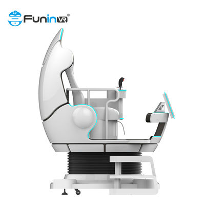 ジョイスティックのコントローラーが付いている冒険公園9D VRのシミュレーター360度の回転動き