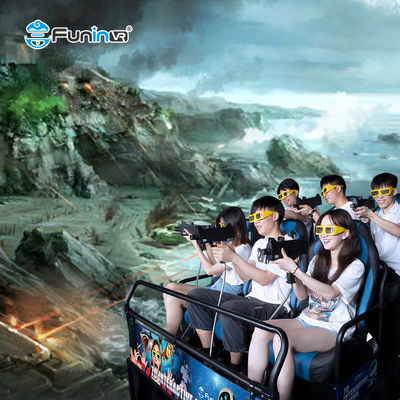 メタル7Dインタラクティブなモーションレースシミュレーター フラットカーブスクリーンHDプロジェクション 映画劇場