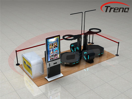 360程度の連続した動きのトレッドミル9D VRの歩行者のヘッドホーン360度の視野のシミュレーター