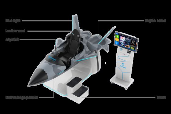 振動効果とWIFI接続を備えた楽しいVRアミューズメントパーク