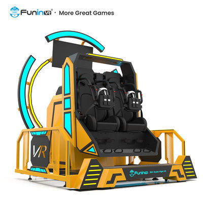 360°回転VRフライトシミュレーター 没入型ローラーコースター VRアーケードゲーム機