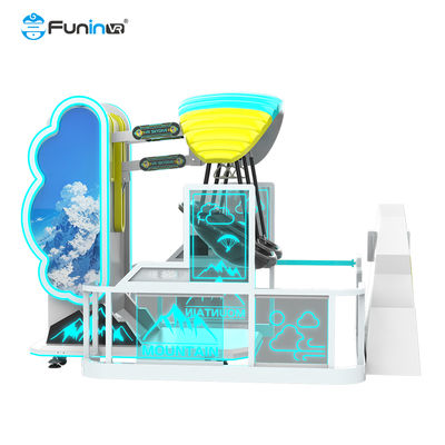 Funin Vr モーションコントロール 6席 9D VR スカイダイブ デュアルプレイヤー モーションシミュレーター 風と水の効果付き