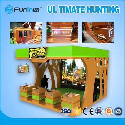 射撃のゲームのバーチャル リアリティ機械220V VRはゲーム装置の刺激的な銃を出版します