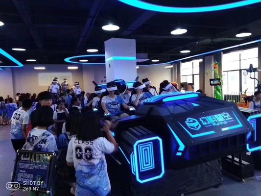 9D VR 6の座席バーチャル リアリティのアーケード・ゲーム機械は遊園地に乗ります