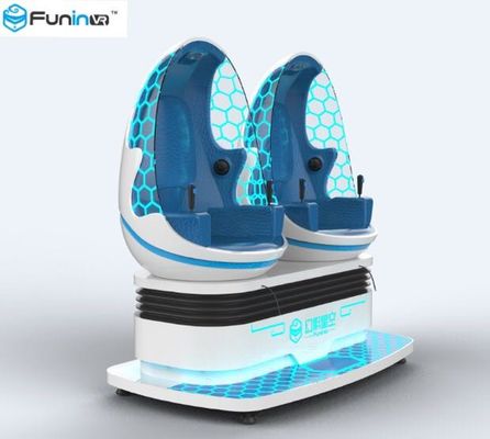 220V 9D VRの椅子のバーチャル リアリティ ガラスの遊園地の列車は乗ります