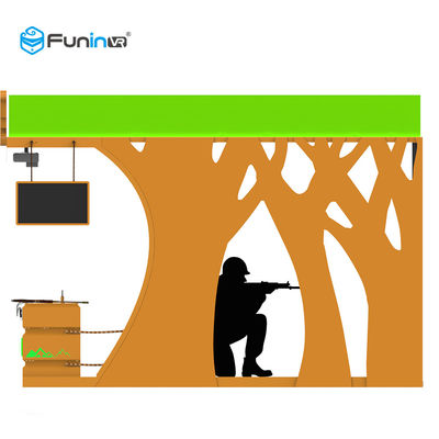 射撃のゲームのバーチャル リアリティ機械220V VRはゲーム装置の刺激的な銃を出版します