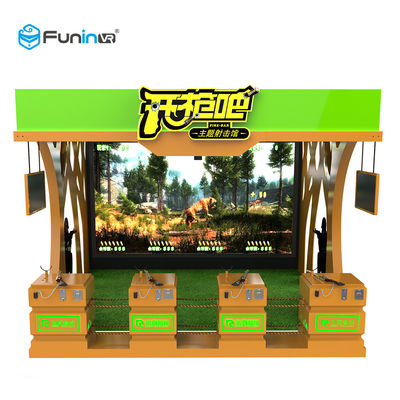 射撃のゲームのバーチャル リアリティ機械220V VRはゲーム装置の刺激的な銃を出版します