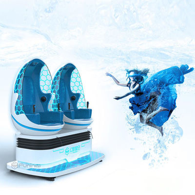 電気不安定なプラットホーム9Dのバーチャル リアリティのシミュレーター4.5KWの双生児の座席