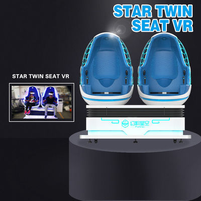 電気不安定なプラットホーム9Dのバーチャル リアリティのシミュレーター4.5KWの双生児の座席