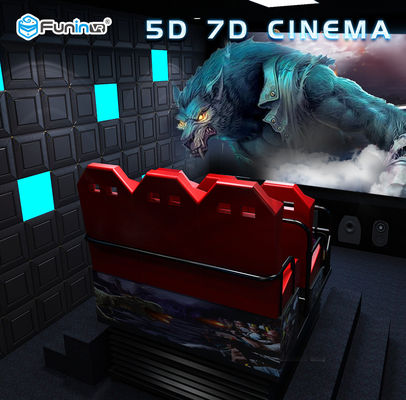 3D VRのハンガー2.25KWが付いているステレオ7Dシミュレーターの映画館を撃つ6 DOF銃