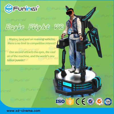 360程度の眺め射撃が付いている相互9D VRの映画館のワシの飛行シミュレータは220Vを撃ちます