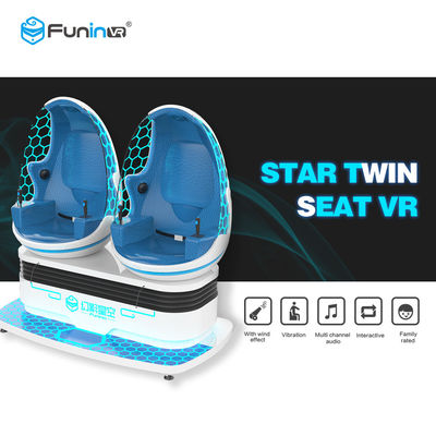 動的360程度相互VRの卵の映画館/9D VRのシミュレーターの経験