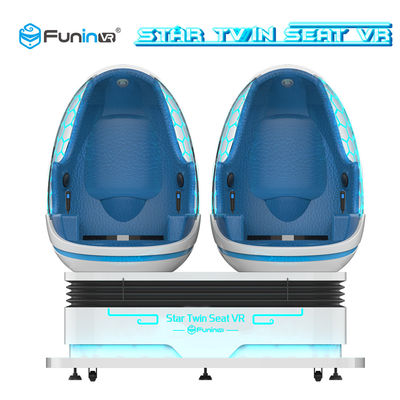 360遊園地のための回転バーチャル リアリティのシミュレーター2の座席VR卵の映画館