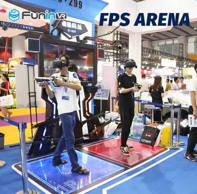 バーチャル リアリティ9D VRの映画館2009mm*2710mm*2522mmを撃っている2人のプレーヤー