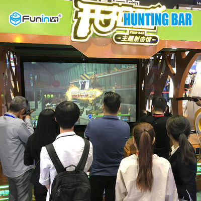 4人のプレーヤーのためのバーチャル リアリティ9D VRの映画館を撃つ黄色+緑