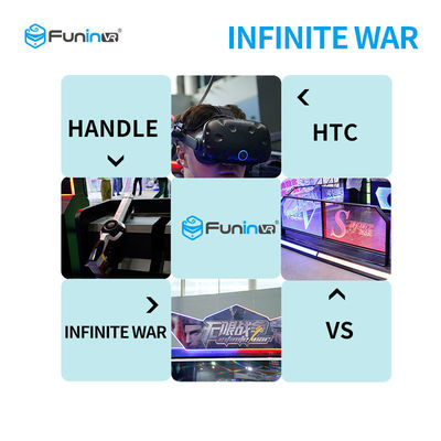 2中年のためのHTC Viveのヘッドホーンが付いているプレーヤー9D VRの射撃のシミュレーター