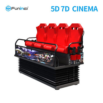 70本のPCS 5D映画+ 7 PCS 7Dの射撃のゲームDOFの電気7D映画館装置