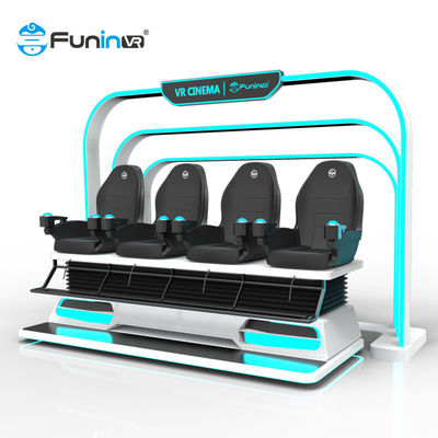 4つの座席電気システム9D VR椅子の遊園地の乗車