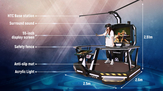 1つの支払人のnteractivityの場所9Dのバーチャル リアリティ音ゲーム・マシンの定格負荷200kgの機会のショッピング モール