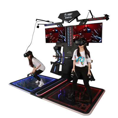 2プレーヤーVRのテーマ パークのアーケード・ゲーム機械ビデオ ゲーム9dのバーチャル リアリティの地帯